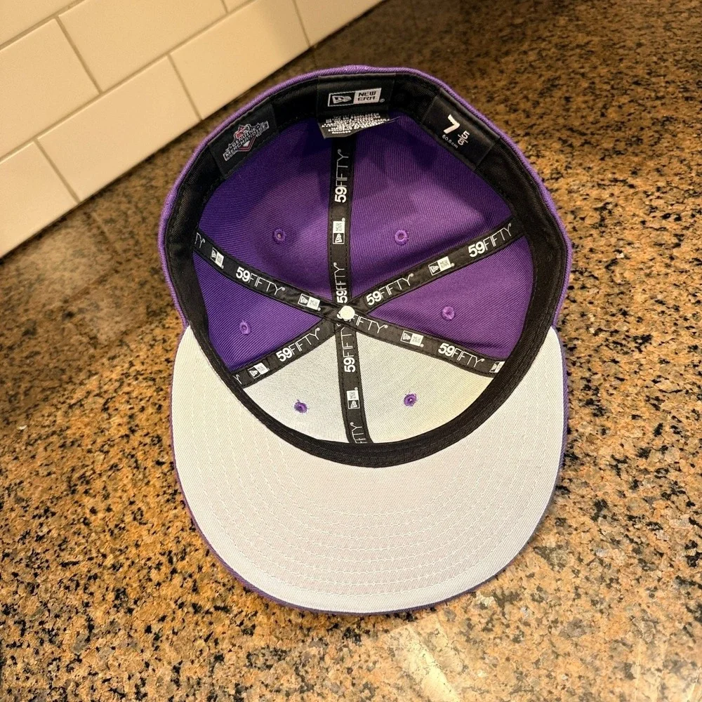 Jersey Shore BlueClaws New Era 59FIFTY Hat 7 5/8 Copa‎ Diversion Medusas Purple